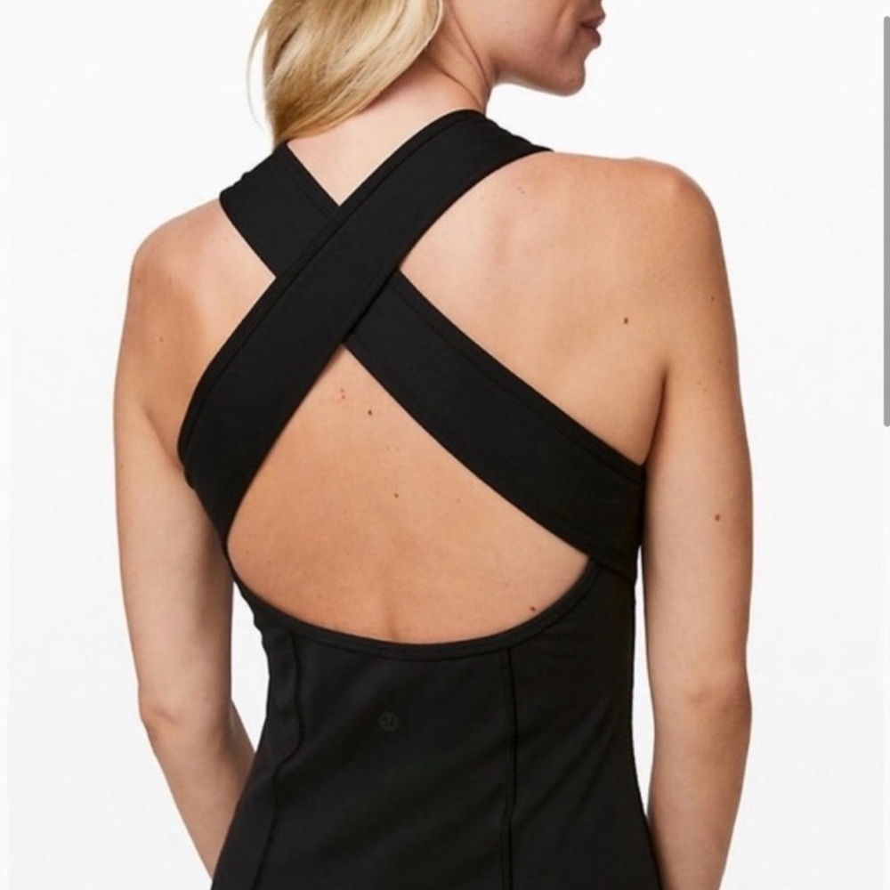 lululemon athletica Black Cross-Back Dress - Picture 5 of 9